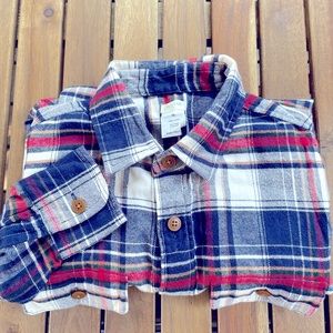 JCrew Crewcuts boys flannel shirt Size 12